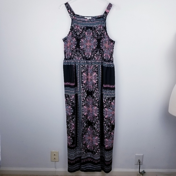 Maurices Smocked Maxi Dress NWT - Picture 1 of 13